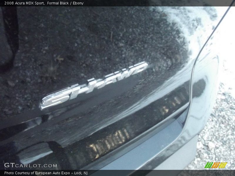 Formal Black / Ebony 2008 Acura MDX Sport