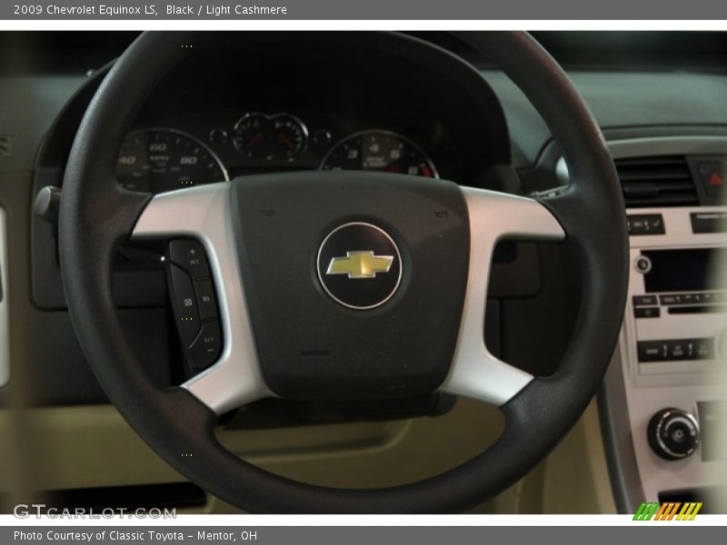Black / Light Cashmere 2009 Chevrolet Equinox LS