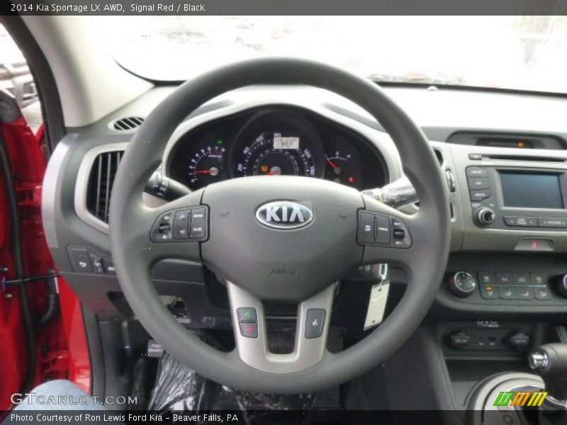 Signal Red / Black 2014 Kia Sportage LX AWD