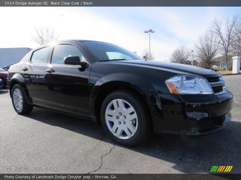 Black Clear Coat / Black 2014 Dodge Avenger SE