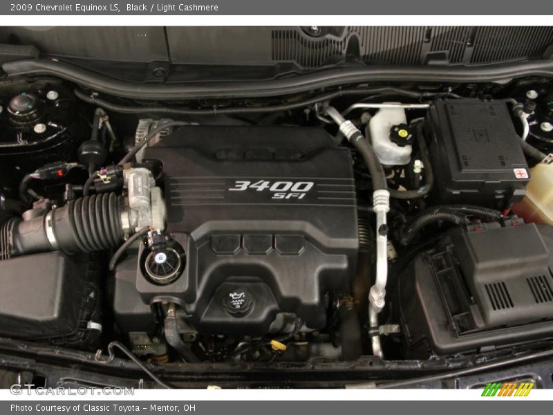 Black / Light Cashmere 2009 Chevrolet Equinox LS