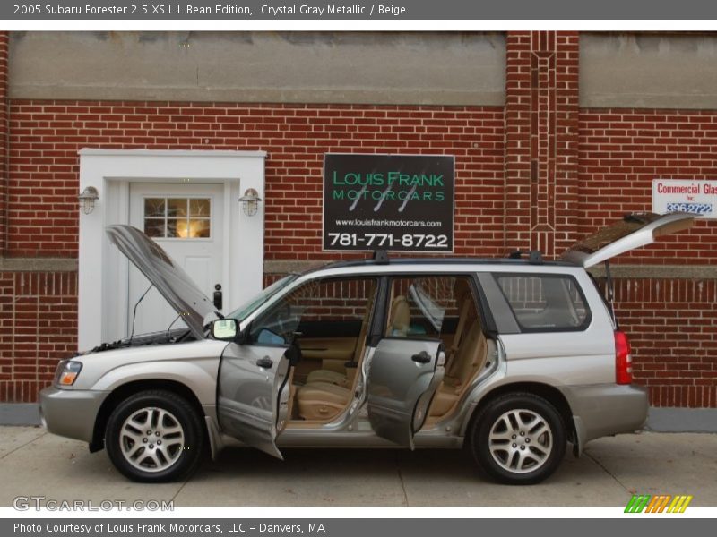 Crystal Gray Metallic / Beige 2005 Subaru Forester 2.5 XS L.L.Bean Edition