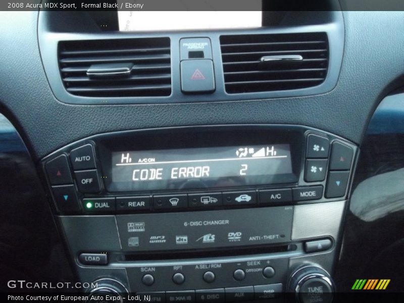 Formal Black / Ebony 2008 Acura MDX Sport