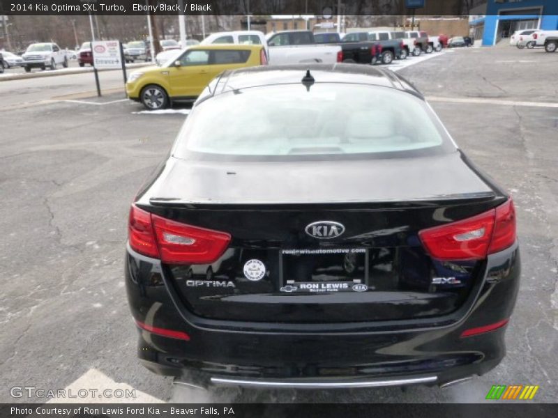 Ebony Black / Black 2014 Kia Optima SXL Turbo