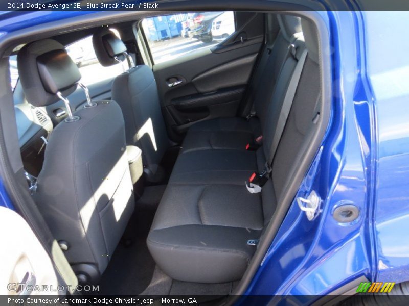 Blue Streak Pearl / Black 2014 Dodge Avenger SE
