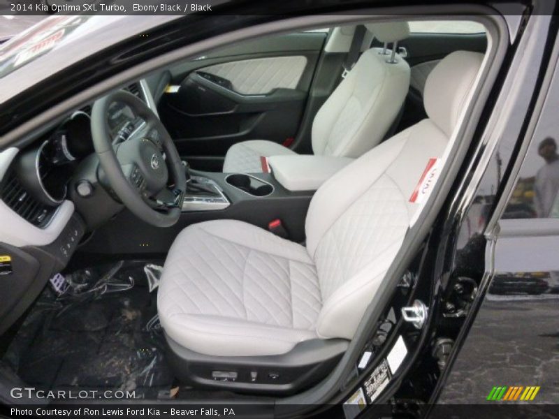 Front Seat of 2014 Optima SXL Turbo