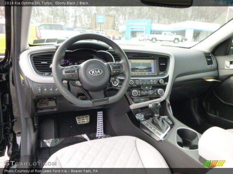Black Interior - 2014 Optima SXL Turbo 