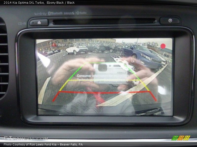 Ebony Black / Black 2014 Kia Optima SXL Turbo