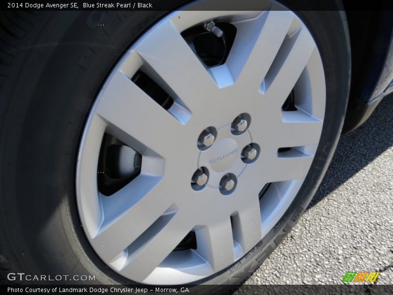 Blue Streak Pearl / Black 2014 Dodge Avenger SE