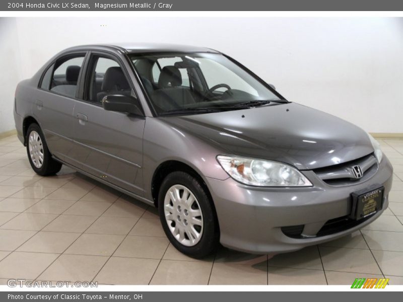 Magnesium Metallic / Gray 2004 Honda Civic LX Sedan
