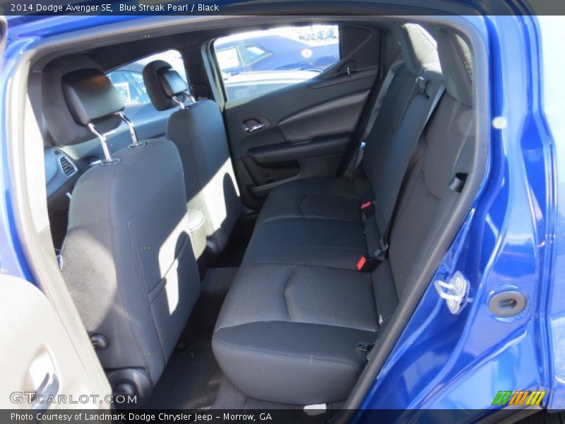 Blue Streak Pearl / Black 2014 Dodge Avenger SE