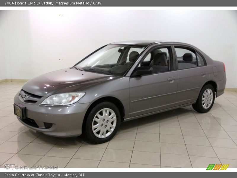 Magnesium Metallic / Gray 2004 Honda Civic LX Sedan