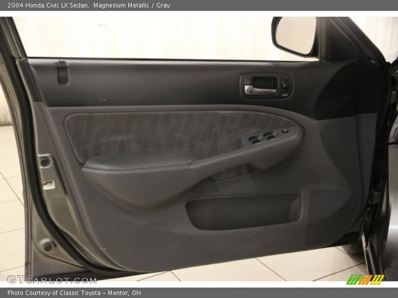 Magnesium Metallic / Gray 2004 Honda Civic LX Sedan