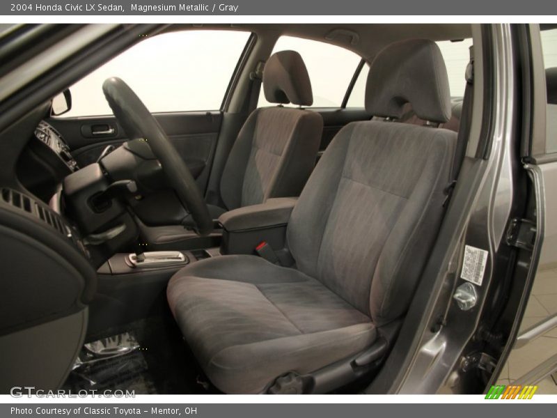 Magnesium Metallic / Gray 2004 Honda Civic LX Sedan