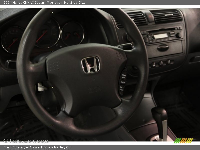 Magnesium Metallic / Gray 2004 Honda Civic LX Sedan