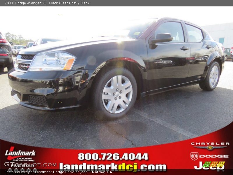 Black Clear Coat / Black 2014 Dodge Avenger SE