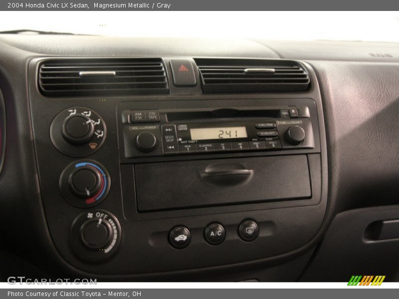 Magnesium Metallic / Gray 2004 Honda Civic LX Sedan