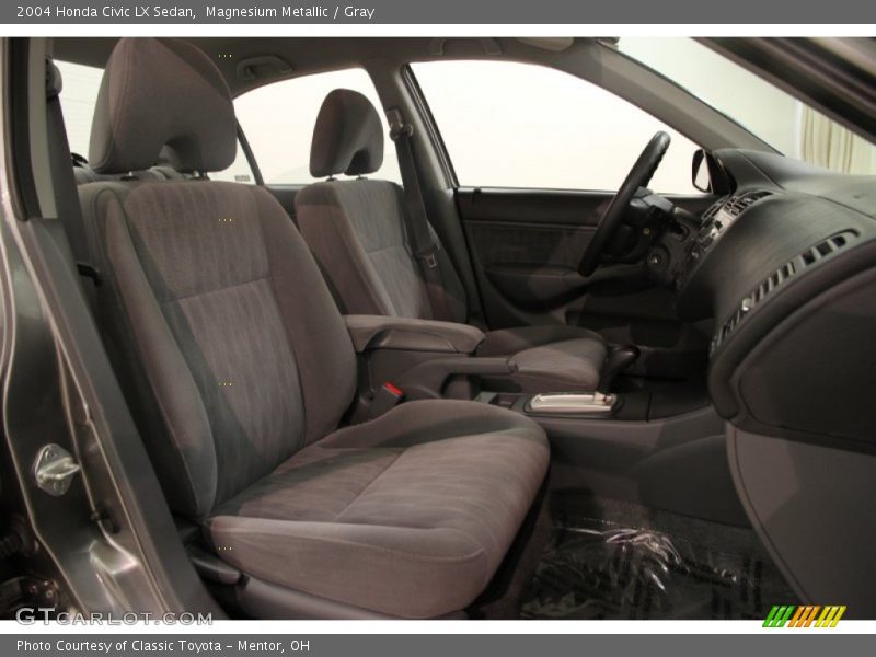 Magnesium Metallic / Gray 2004 Honda Civic LX Sedan