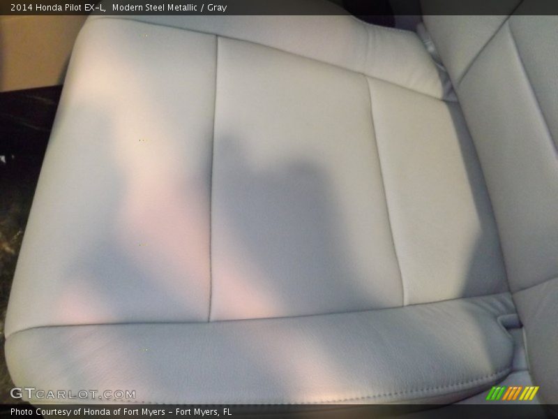 Modern Steel Metallic / Gray 2014 Honda Pilot EX-L