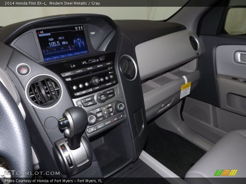 Modern Steel Metallic / Gray 2014 Honda Pilot EX-L