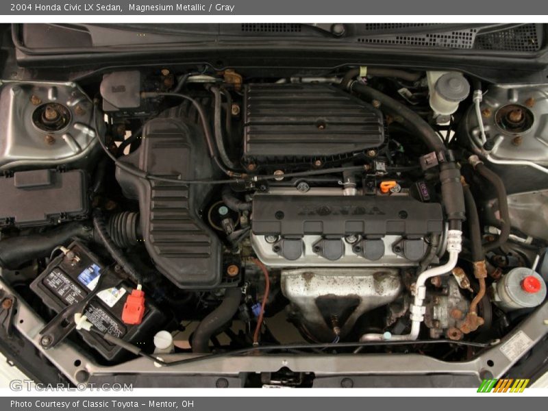 Magnesium Metallic / Gray 2004 Honda Civic LX Sedan