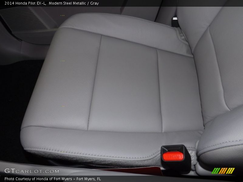 Modern Steel Metallic / Gray 2014 Honda Pilot EX-L
