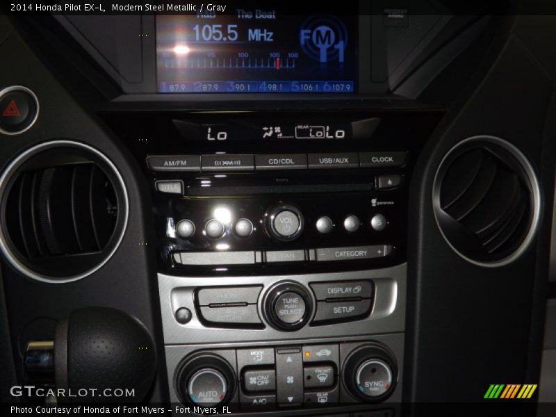 Modern Steel Metallic / Gray 2014 Honda Pilot EX-L