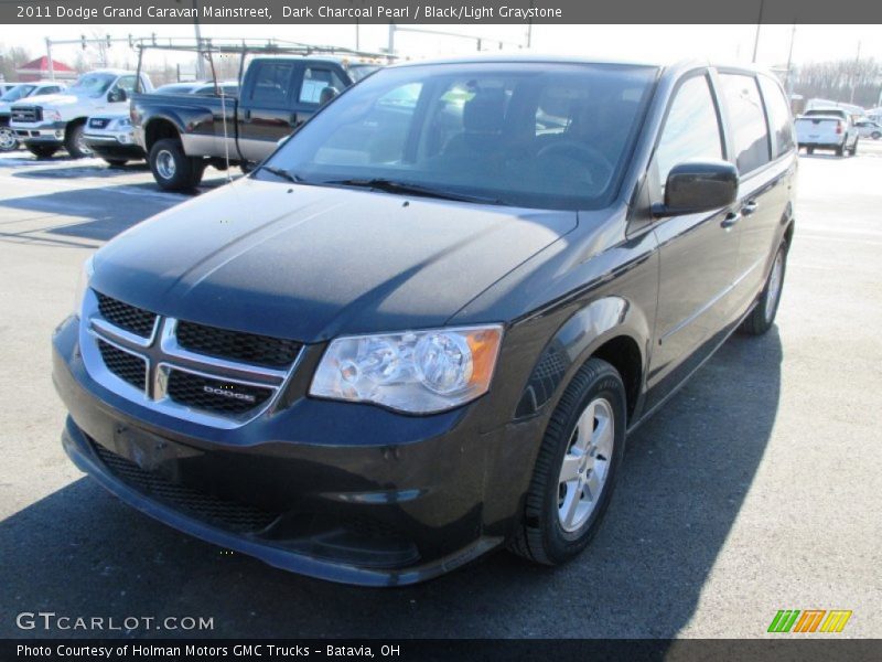 Dark Charcoal Pearl / Black/Light Graystone 2011 Dodge Grand Caravan Mainstreet