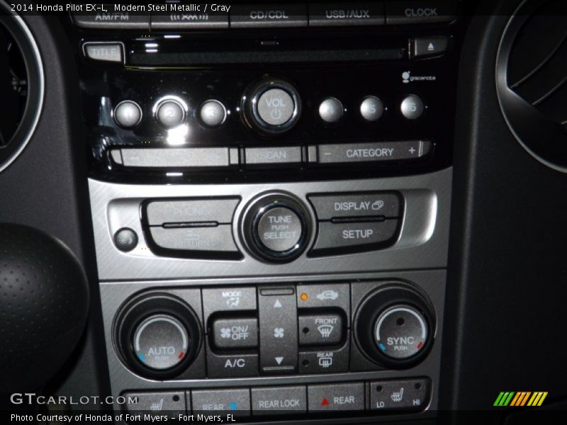 Modern Steel Metallic / Gray 2014 Honda Pilot EX-L