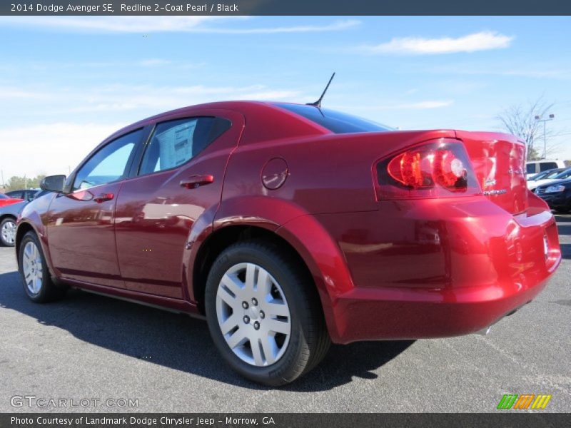 Redline 2-Coat Pearl / Black 2014 Dodge Avenger SE