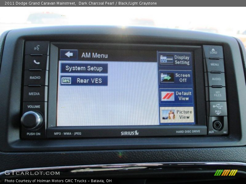 Dark Charcoal Pearl / Black/Light Graystone 2011 Dodge Grand Caravan Mainstreet