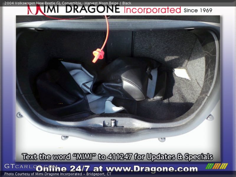 Harvest Moon Beige / Black 2004 Volkswagen New Beetle GL Convertible