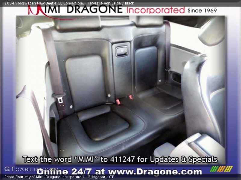 Harvest Moon Beige / Black 2004 Volkswagen New Beetle GL Convertible