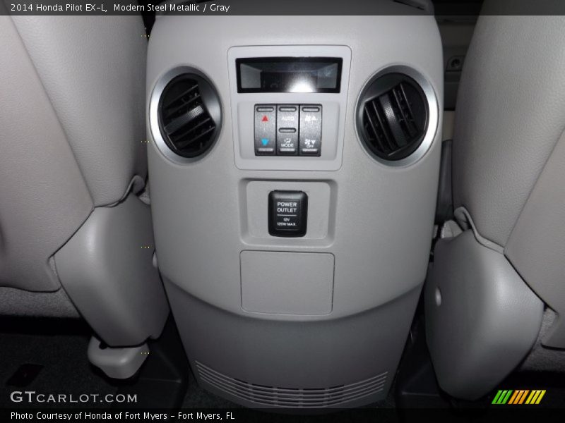 Modern Steel Metallic / Gray 2014 Honda Pilot EX-L