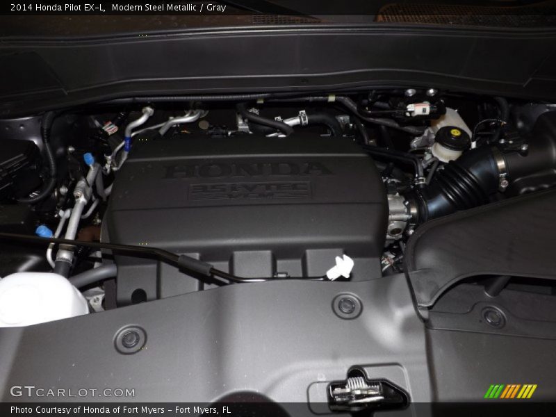 Modern Steel Metallic / Gray 2014 Honda Pilot EX-L