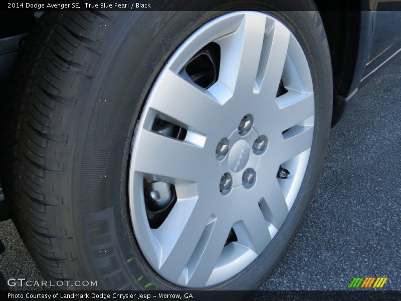 True Blue Pearl / Black 2014 Dodge Avenger SE