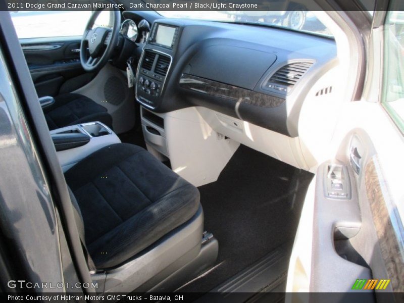 Dark Charcoal Pearl / Black/Light Graystone 2011 Dodge Grand Caravan Mainstreet