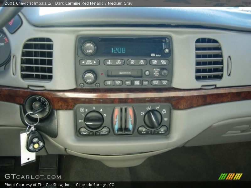 Dark Carmine Red Metallic / Medium Gray 2001 Chevrolet Impala LS