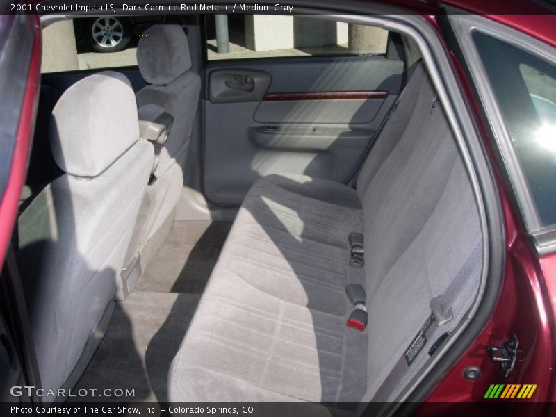 Dark Carmine Red Metallic / Medium Gray 2001 Chevrolet Impala LS