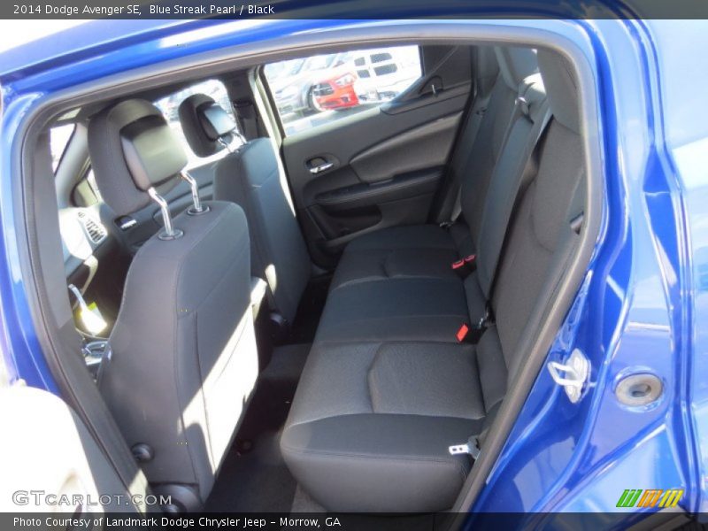 Blue Streak Pearl / Black 2014 Dodge Avenger SE