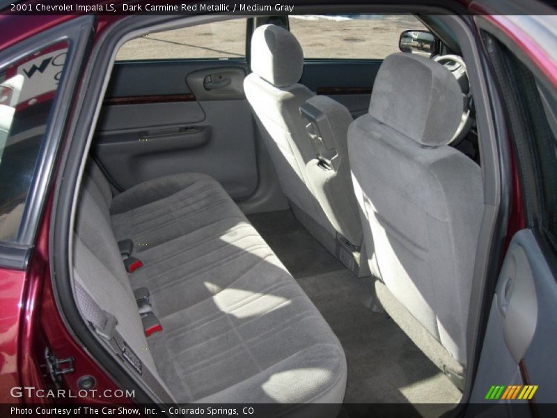 Dark Carmine Red Metallic / Medium Gray 2001 Chevrolet Impala LS