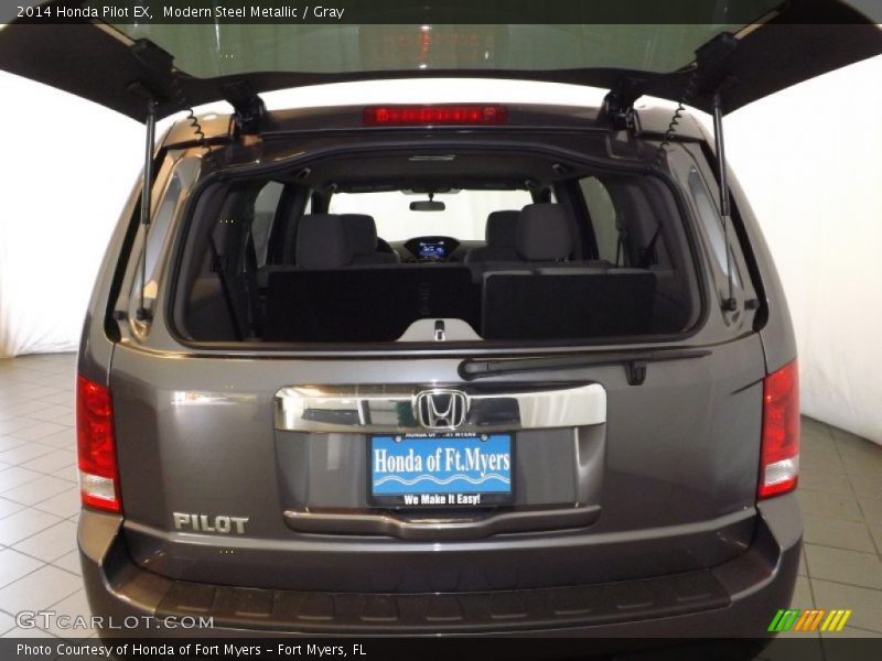 Modern Steel Metallic / Gray 2014 Honda Pilot EX