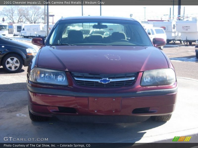 Dark Carmine Red Metallic / Medium Gray 2001 Chevrolet Impala LS