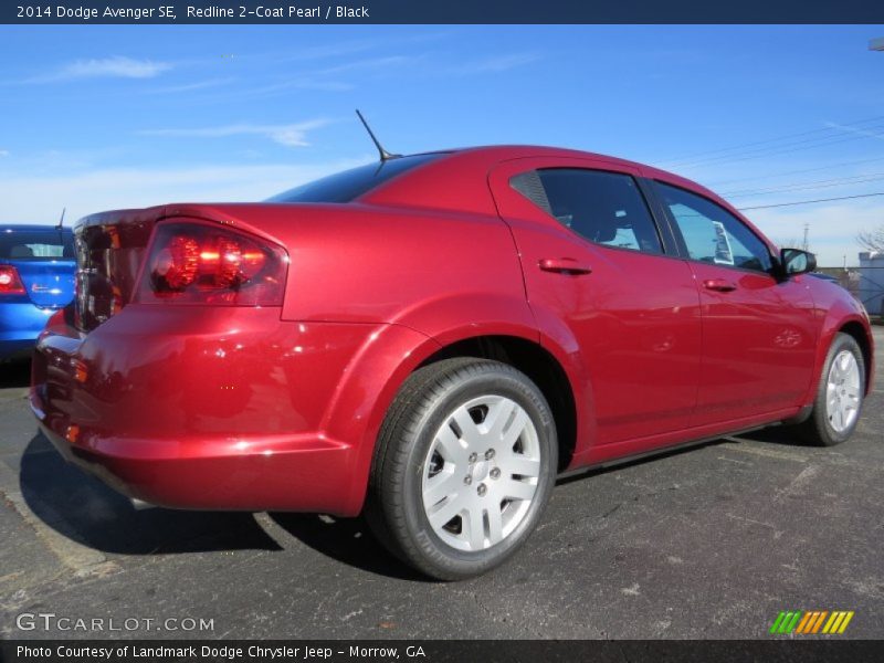 Redline 2-Coat Pearl / Black 2014 Dodge Avenger SE