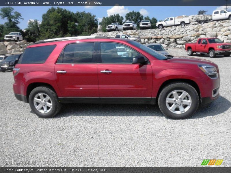 Crystal Red Tintcoat / Ebony 2014 GMC Acadia SLE AWD
