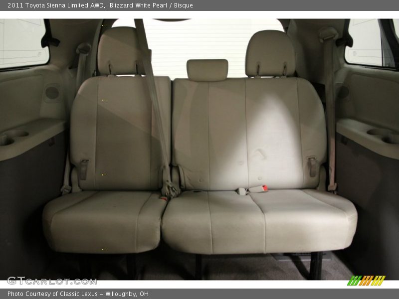 Blizzard White Pearl / Bisque 2011 Toyota Sienna Limited AWD