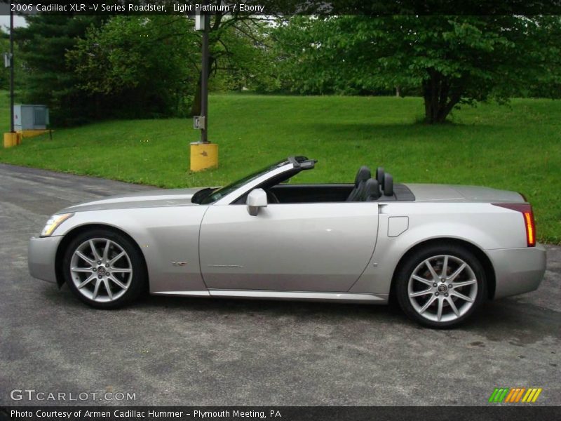 Light Platinum / Ebony 2006 Cadillac XLR -V Series Roadster