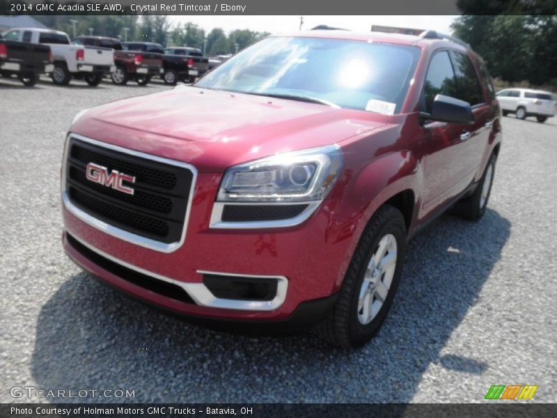 Crystal Red Tintcoat / Ebony 2014 GMC Acadia SLE AWD