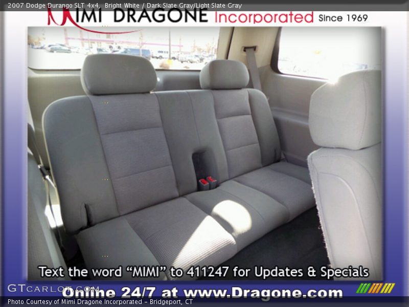 Bright White / Dark Slate Gray/Light Slate Gray 2007 Dodge Durango SLT 4x4