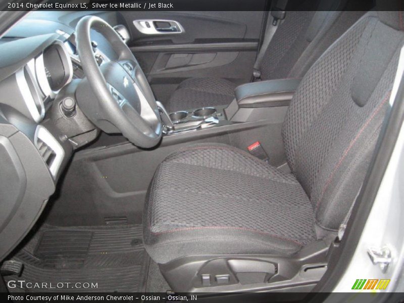 Silver Ice Metallic / Jet Black 2014 Chevrolet Equinox LS